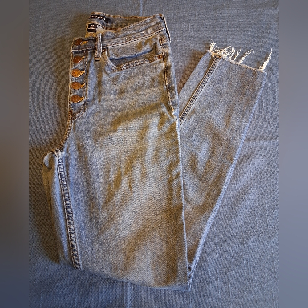 Calvin Klein High-Rise Button-Fly Women’s Jeans - Size 8